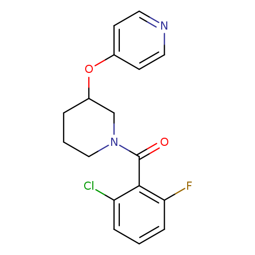4-{[1-(2-chloro-6-fluorobenzoyl)piperidin-3-yl]oxy}pyridine
