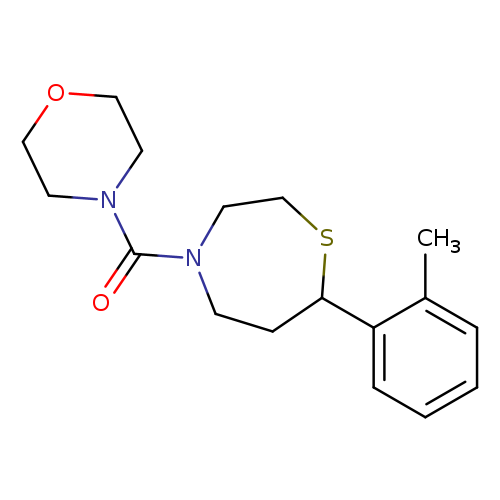 7-(2-methylphenyl)-4-(morpholine-4-carbonyl)-1,4-thiazepane