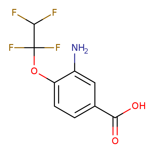 3-amino-4-(1,1,2,2-tetrafluoroethoxy)benzoicacid