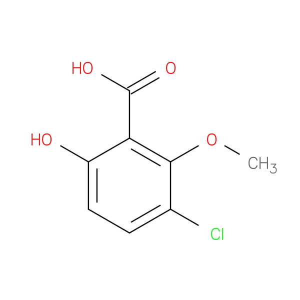3-Chloro-6-hydroxy-2-methoxybenzoic acid