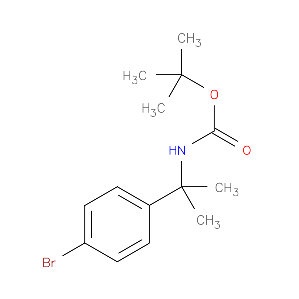 tert-Butyl 2-(4-bromophenyl)propan-2-ylcarbamate