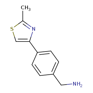 [4-(2-methyl-1,3-thiazol-4-yl)phenyl]methanamine