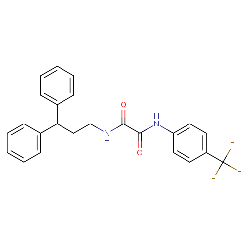 N'-(3,3-diphenylpropyl)-N-[4-(trifluoromethyl)phenyl]ethanediamide