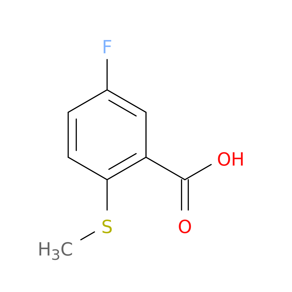 5-Fluoro-2-(methylthio)benzoic acid