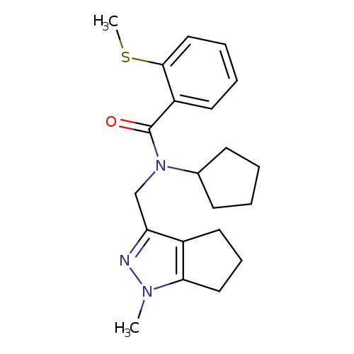 N-cyclopentyl-N-({1-methyl-1H,4H,5H,6H-cyclopenta[c]pyrazol-3-yl}methyl)-2-(methylsulfanyl)benzamide