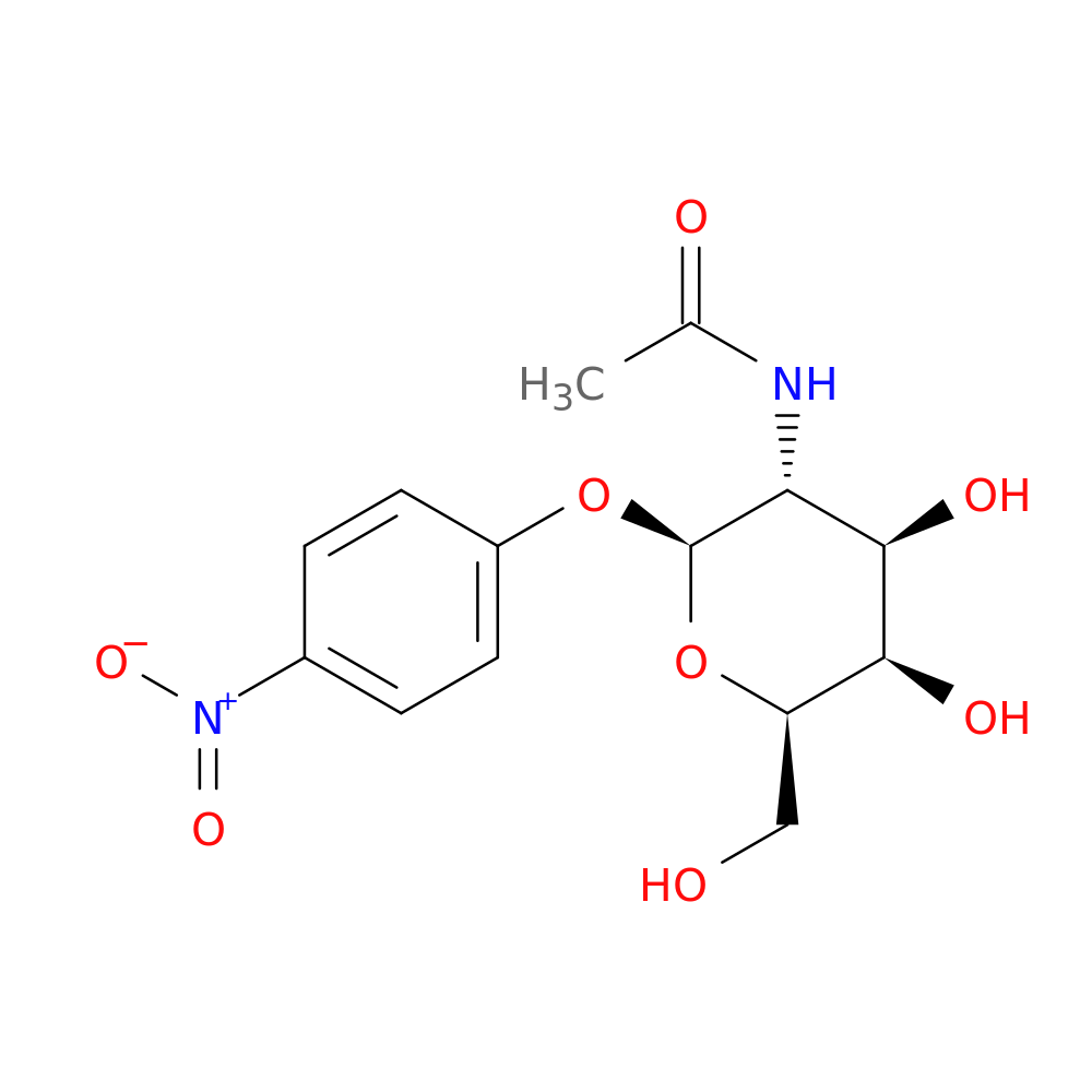 N-((2S,3R,4R,5R,6R)-4,5-Dihydroxy-6-(Hydroxymethyl)-2-(4-Nitrophenoxy)Tetrahydro-2H-Pyran-3-Yl)Acetamide