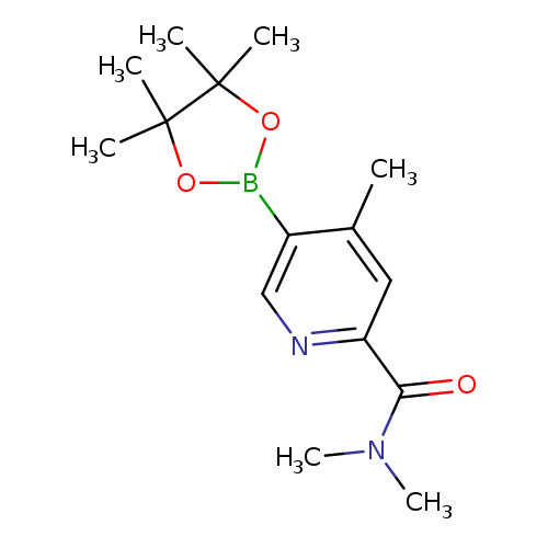 4-Methyl-5-(4,4,5,5-tetramethyl-[1,3,2]dioxaborolan-2-yl)-pyridine-2-carboxylic acid dimethylamide