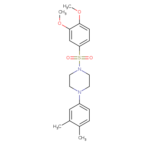 1-(3,4-dimethoxybenzenesulfonyl)-4-(3,4-dimethylphenyl)piperazine