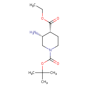 O1-tert-butyl O4-ethyl (3R,4R)-3-aminopiperidine-1,4-dicarboxylate