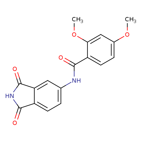 N-(1,3-dioxo-2,3-dihydro-1H-isoindol-5-yl)-2,4-dimethoxybenzamide