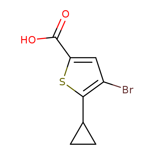 4-bromo-5-cyclopropylthiophene-2-carboxylicacid