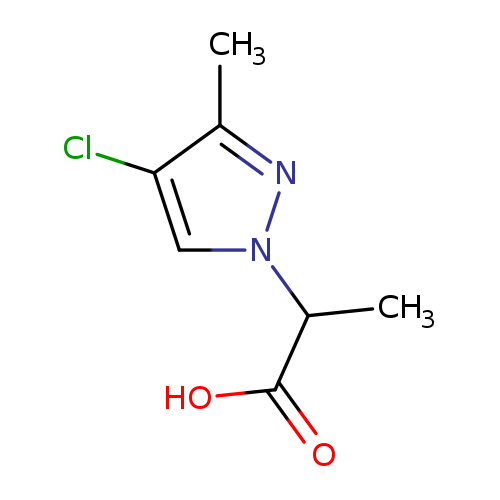 2-(4-Chloro-3-methyl-1h-pyrazol-1-yl)propanoic acid