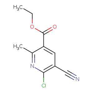 Ethyl 6-chloro-5-cyano-2-methylnicotinate