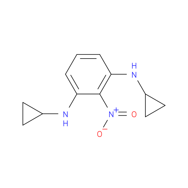 1-N,3-N-Dicyclopropyl-2-nitrobenzene-1,3-diamine
