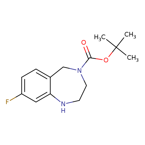 1,1-Dimethylethyl 8-fluoro-1,2,3,5-tetrahydro-4H-1,4-benzodiazepine-4-carboxylate