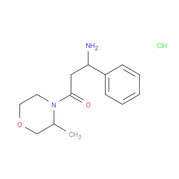 3-amino-1-(3-methylmorpholin-4-yl)-3-phenylpropan-1-one hydrochloride