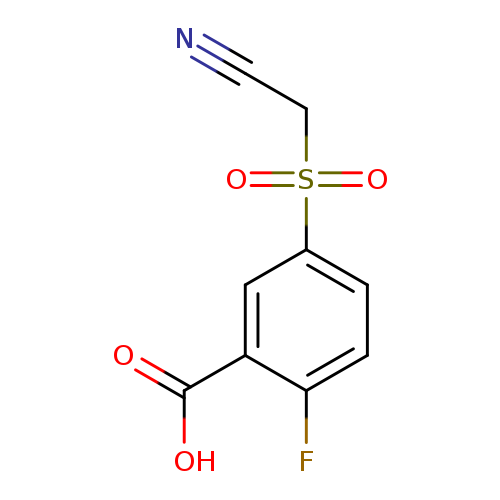 5-((cyanomethyl)sulfonyl)-2-fluorobenzoic acid