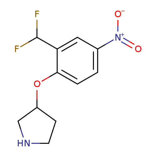 3-[2-(Difluoromethyl)-4-nitrophenoxy]pyrrolidine