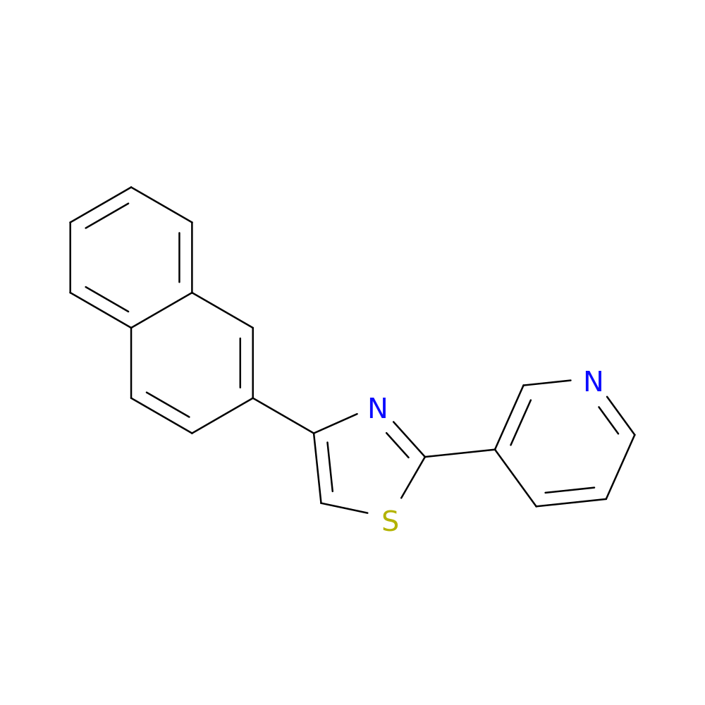 3-[4-(naphthalen-2-yl)-1,3-thiazol-2-yl]pyridine