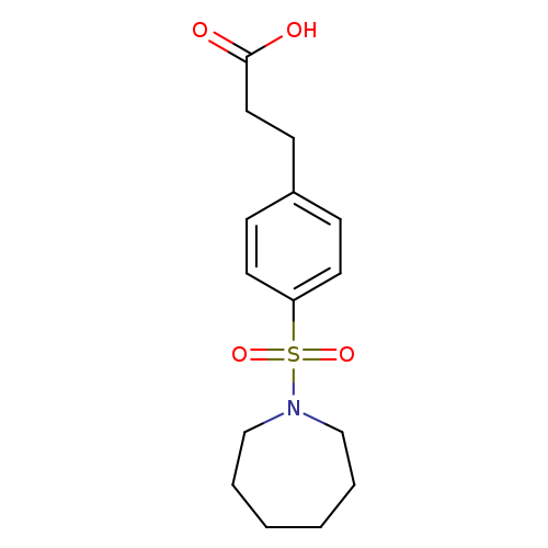 3-[4-(azepane-1-sulfonyl)phenyl]propanoic acid