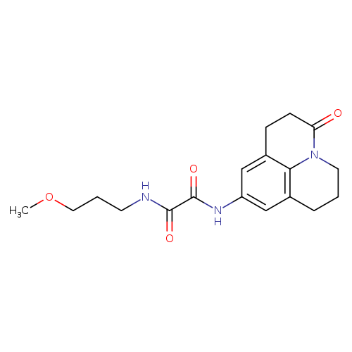 N-(3-methoxypropyl)-N'-{2-oxo-1-azatricyclo[7.3.1.0^{5,13}]trideca-5,7,9(13)-trien-7-yl}ethanediamide