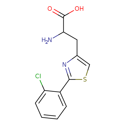 2-amino-3-[2-(2-chlorophenyl)-1,3-thiazol-4-yl]propanoic acid