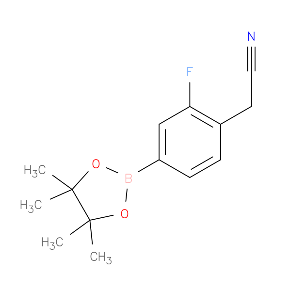 2-(2-Fluoro-4-(4,4,5,5-tetramethyl-1,3,2-dioxaborolan-2-yl)phenyl)acetonitrile
