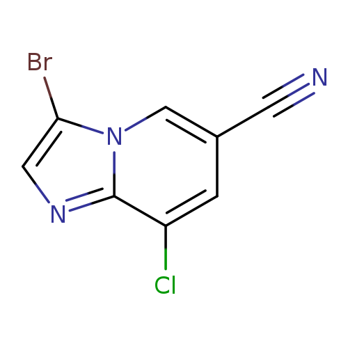 3-Bromo-8-chloroimidazo[1,2-a]pyridine-6-carbonitrile