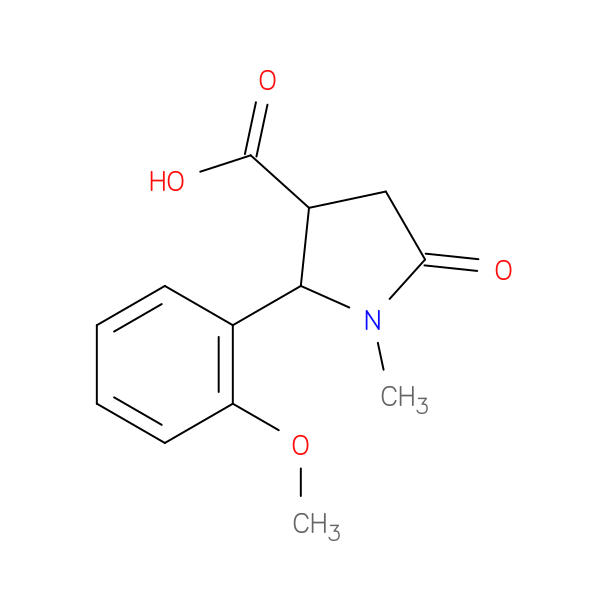 2-(2-Methoxyphenyl)-1-methyl-5-oxopyrrolidine-3-carboxylic acid