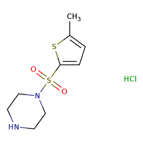 1-[(5-methylthiophen-2-yl)sulfonyl]piperazine hydrochloride