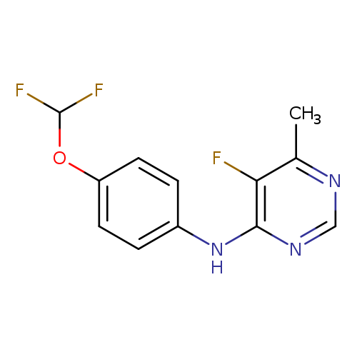 N-[4-(difluoromethoxy)phenyl]-5-fluoro-6-methylpyrimidin-4-amine