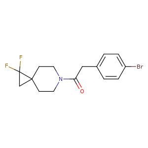 2-(4-bromophenyl)-1-{1,1-difluoro-6-azaspiro[2.5]octan-6-yl}ethan-1-one