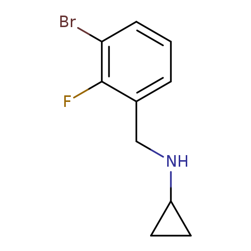 1-Bromo-2-fluoro-3-(cyclopropylaminomethyl)benzene