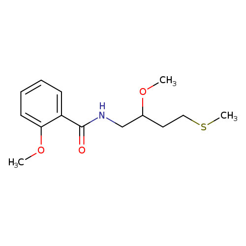 2-methoxy-N-[2-methoxy-4-(methylsulfanyl)butyl]benzamide