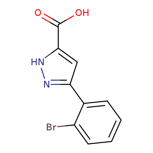 3-(2-Bromophenyl)-1(h)-pyrazole-5-carboxylic acid