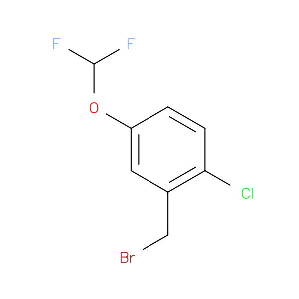 2-(Bromomethyl)-1-chloro-4-(difluoromethoxy)benzene