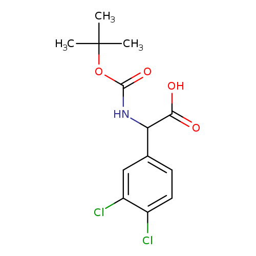 Benzeneacetic acid, 3,4-dichloro-α-[[(1,1-dimethylethoxy)carbonyl]amino]-