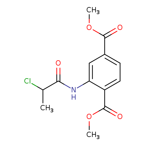 Dimethyl 2-[(2-chloropropanoyl)amino]terephthalate