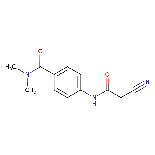 4-(2-Cyanoacetamido)-N,N-dimethylbenzamide