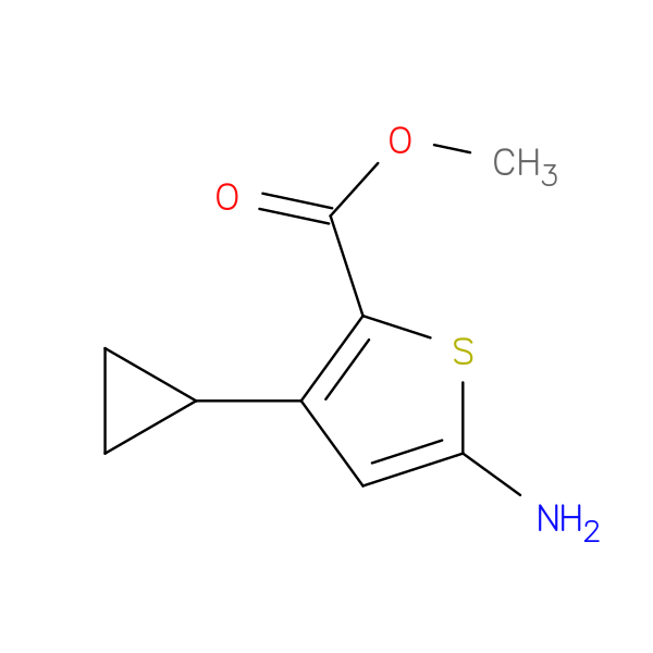 methyl 5-amino-3-cyclopropylthiophene-2-carboxylate