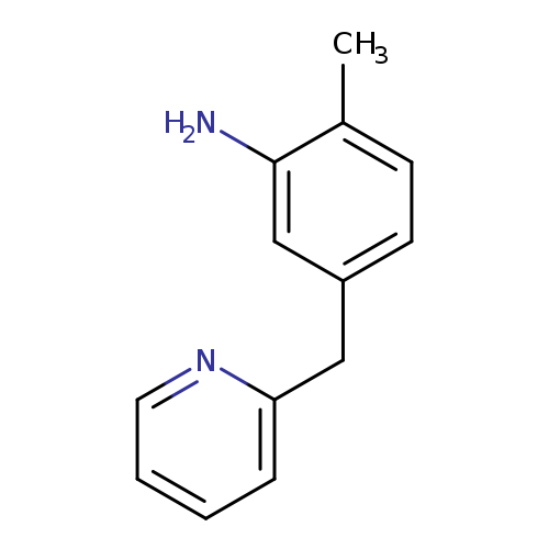 2-methyl-5-[(pyridin-2-yl)methyl]aniline