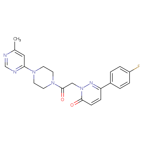 6-(4-fluorophenyl)-2-{2-[4-(6-methylpyrimidin-4-yl)piperazin-1-yl]-2-oxoethyl}-2,3-dihydropyridazin-3-one