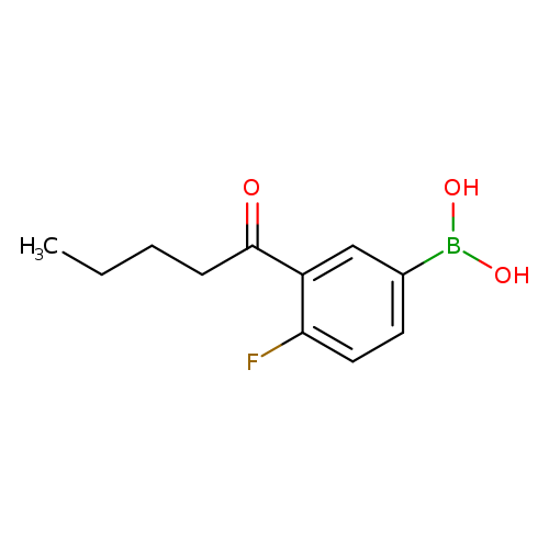 4-Fluoro-3-pentanoylphenylboronic acid