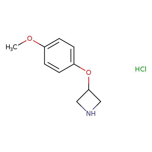 Azetidine, 3-(4-methoxyphenoxy)-, hydrochloride (1:1)