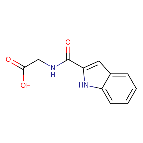 2-(1H-indol-2-ylformamido)acetic acid