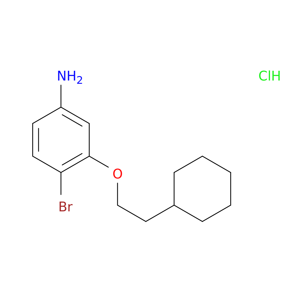4-bromo-3-(2-cyclohexylethoxy)aniline hydrochloride
