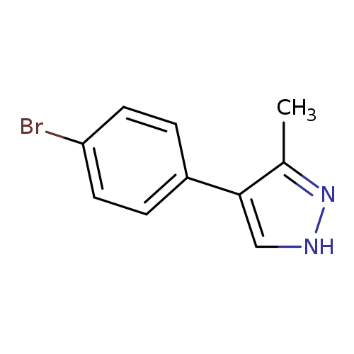 1H-Pyrazole, 4-(4-bromophenyl)-3-methyl-