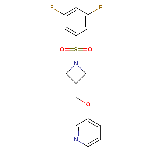 3-{[1-(3,5-difluorobenzenesulfonyl)azetidin-3-yl]methoxy}pyridine