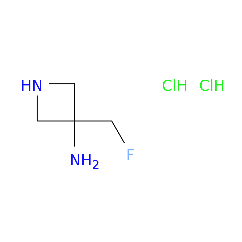3-(fluoromethyl)azetidin-3-amine;dihydrochloride