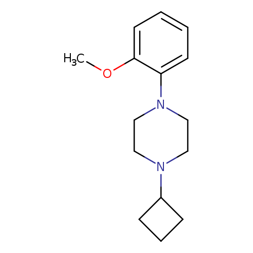 1-cyclobutyl-4-(2-methoxyphenyl)piperazine